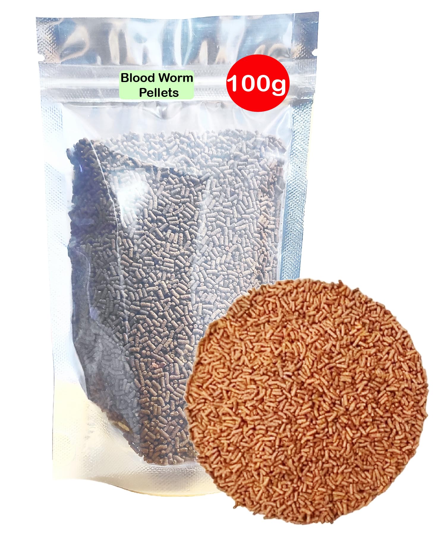 Grow Basket Premium Bloodworm Stick & Pellets For Fish-Nutrient-Rich Diet Enhancer For Vibrant Aquatic Health (Pellets Bloodworm 100G) For All Life Stages (B0D5RMSDWP) Amazon Price History, Amazon Price Tracker