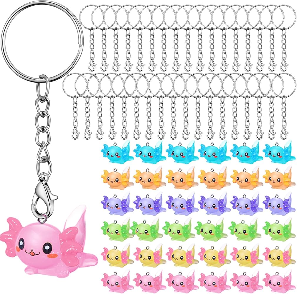 Amazon.com: Liliful 36 Pcs Axolotl Party Favors Resin Axolotl