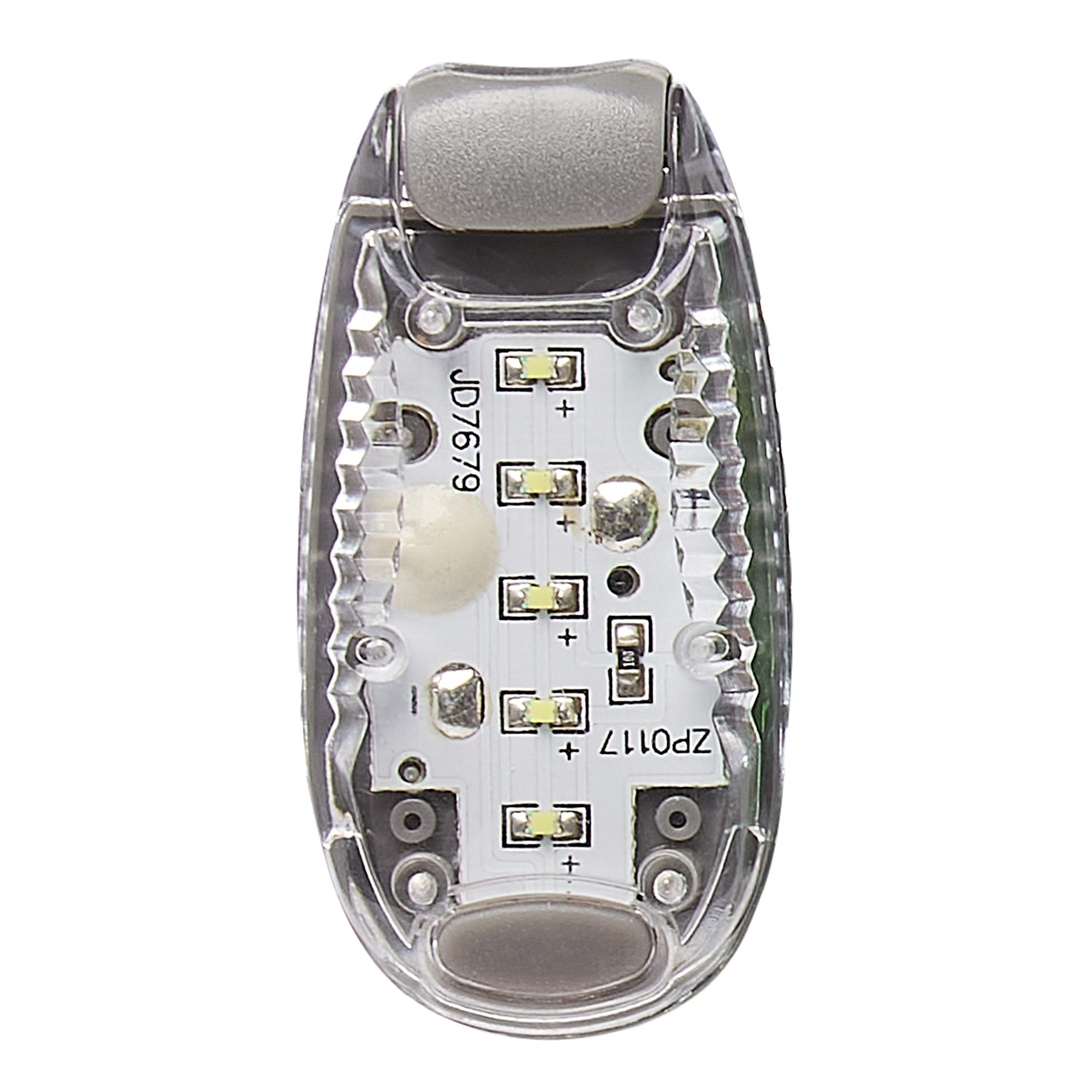 Ultrabyeasypeasystore White 1 Led Safety Lights Clip On Flashing Strobe Light High Visibility For Running Jogging Walking Kids Dog Helmet Light Hi Vis Armbands Running Armband