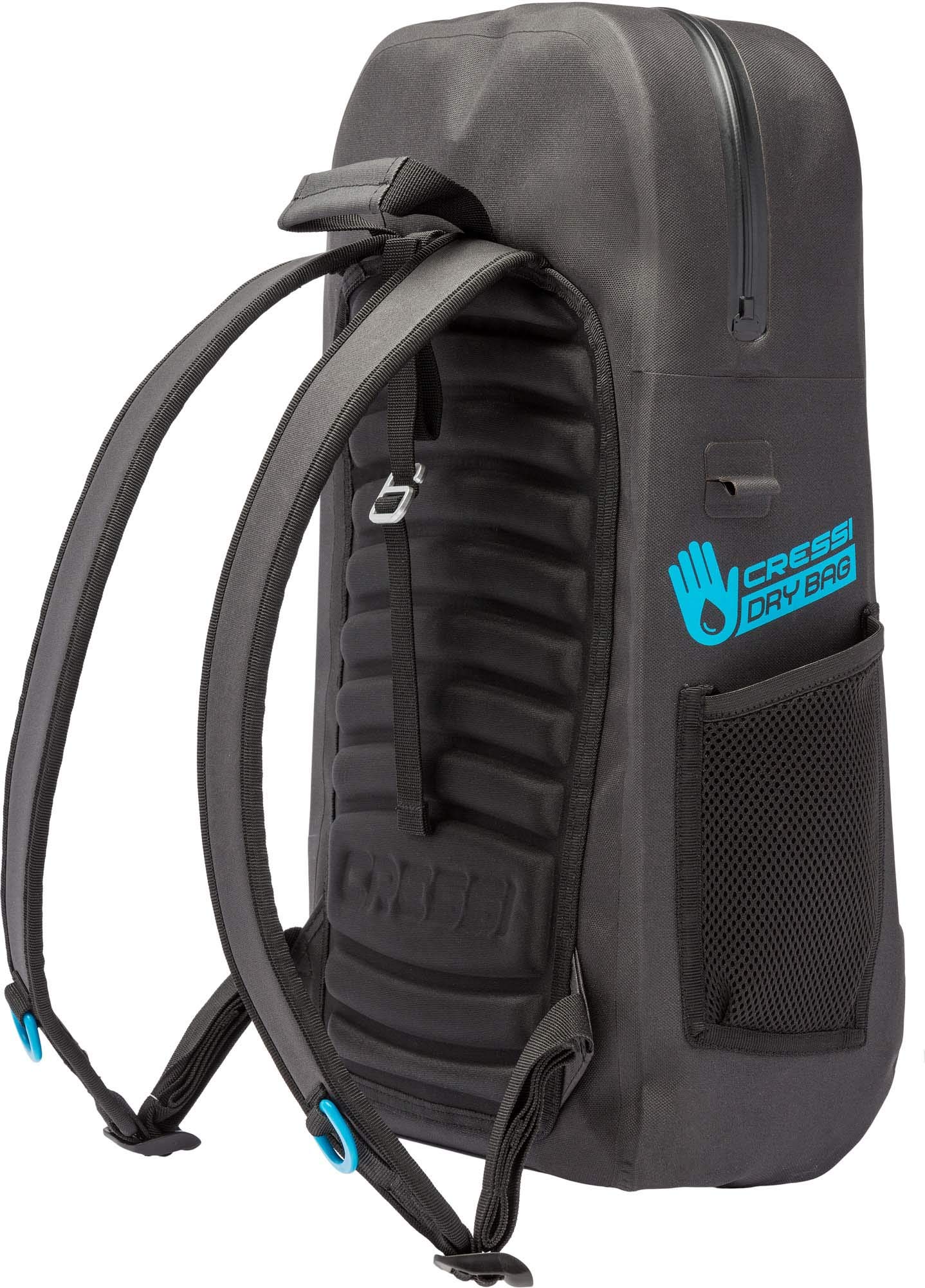Cressi Fishbone Dry Backpack Black/Light Blue