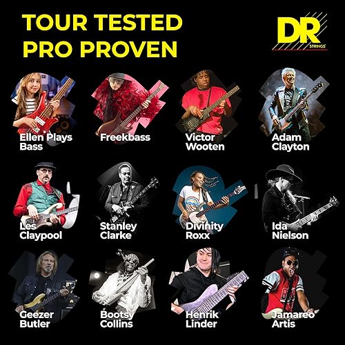 Miniatura 8 de DR Strings Níquel Lo-Rider - Bajo de núcleo hexagonal niquelado 45-105