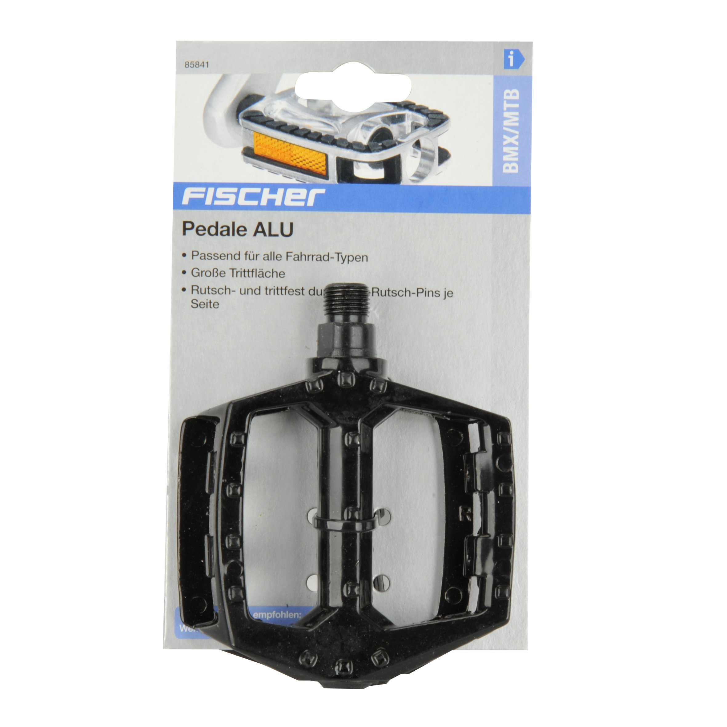 Fischer Uniseks Mtb/Bmx 85841 Pedały, Czarny, S