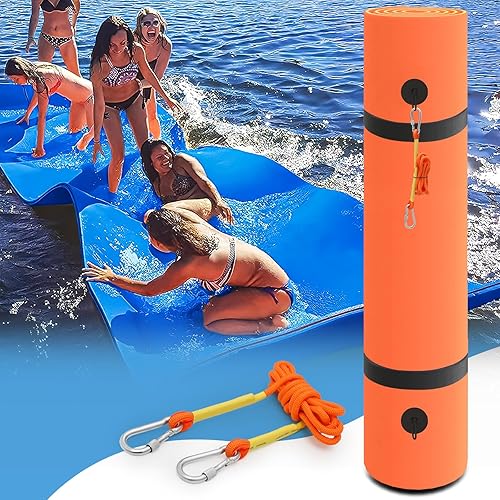 Miniatura 1 de MADOG Outdoor Floating Water Mat for Adult Beach Lake Ocean Swimming Pool Large Size 3 Layer Tear Resistant XPE Foam Giant Swim Tanning Float Island