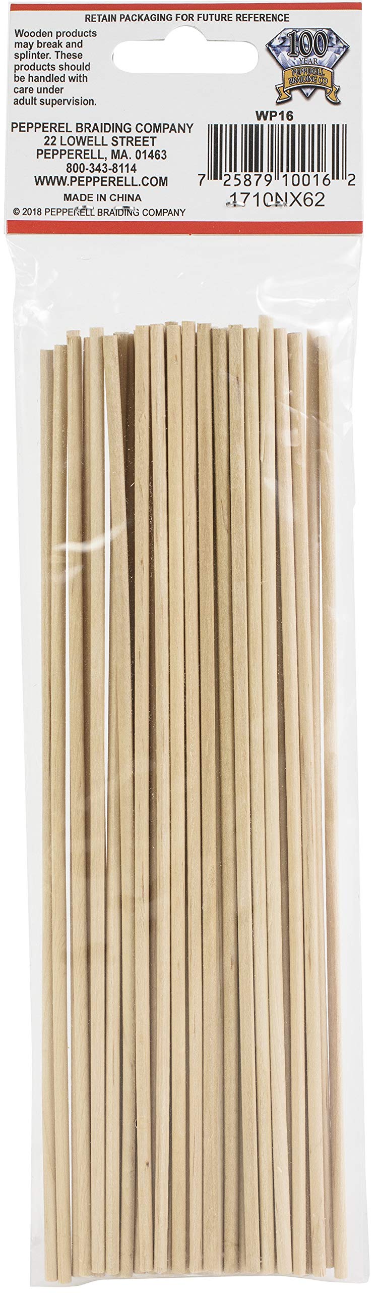 PEPPERELL BRAIDING COMPANY Dowels 1/8