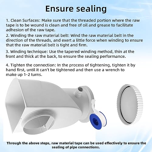 Miniatura 7 de TonGass La tapa de drenaje de desnatadores sobre el suelo convierte la bomba de desnatador SFX1000 o SFX1500 a bomba de filtro de arena de 7.2 x 6.9