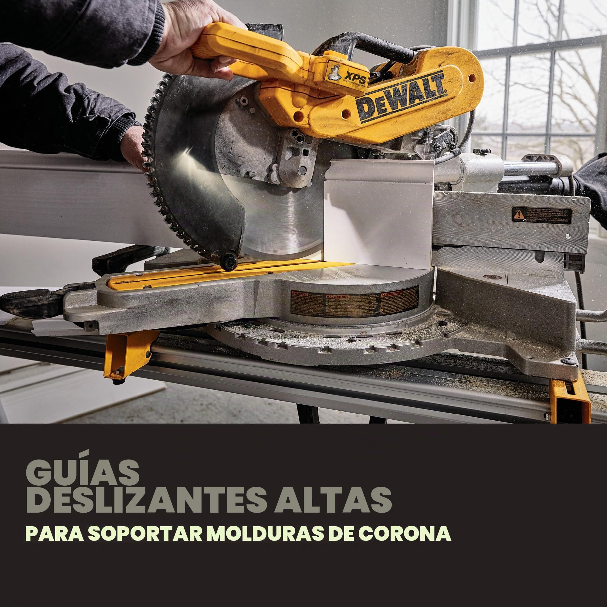 DeWalt DWS780-QS - Ingletadora Telescópica 1675W - Ø 305mm - Electrónica + XPS