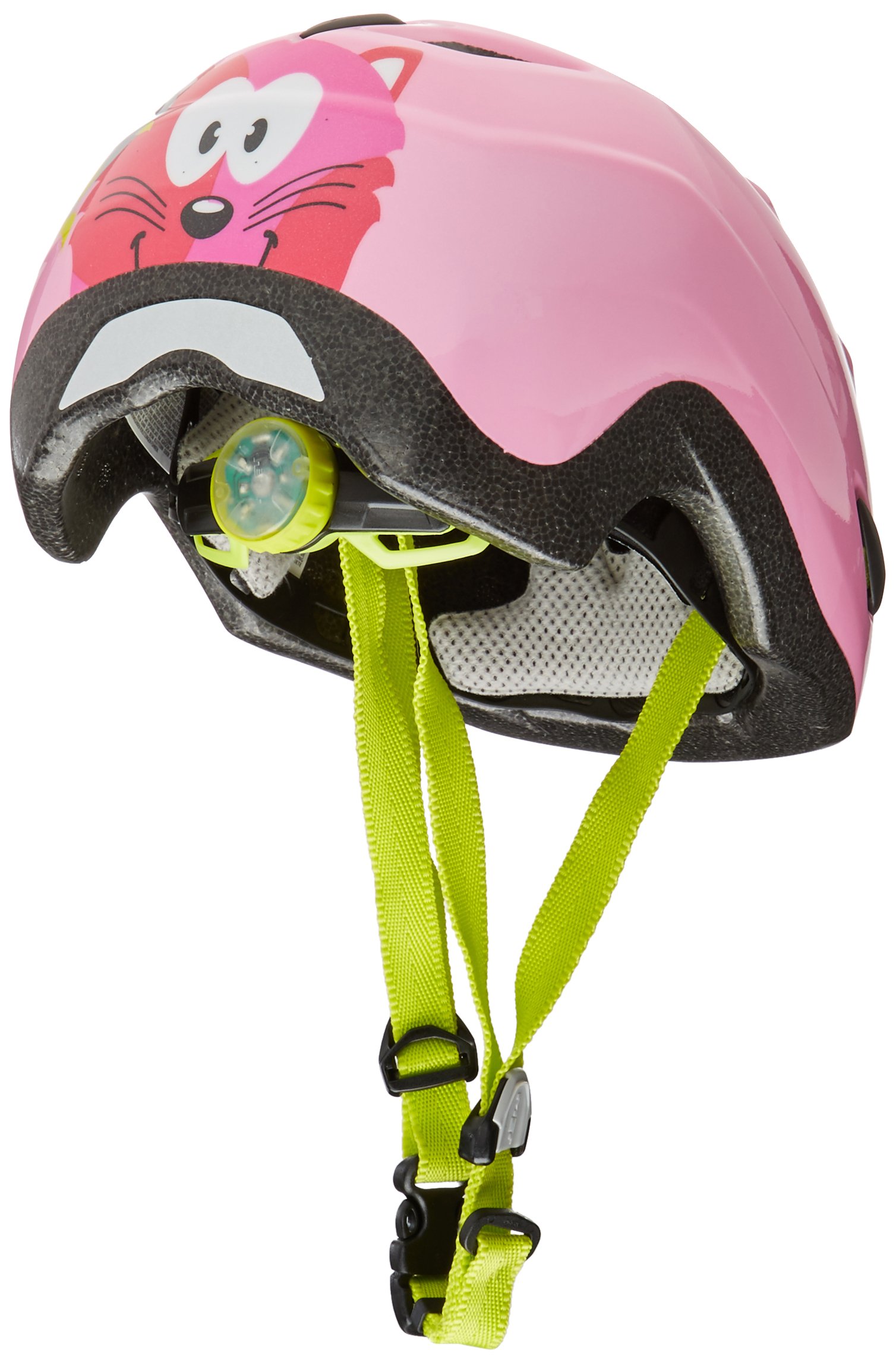MET Kinder Fahrradhelm Elfo, Pink Cat, 46-53 cm, 3HELM89UNPP Sport & Freizeit