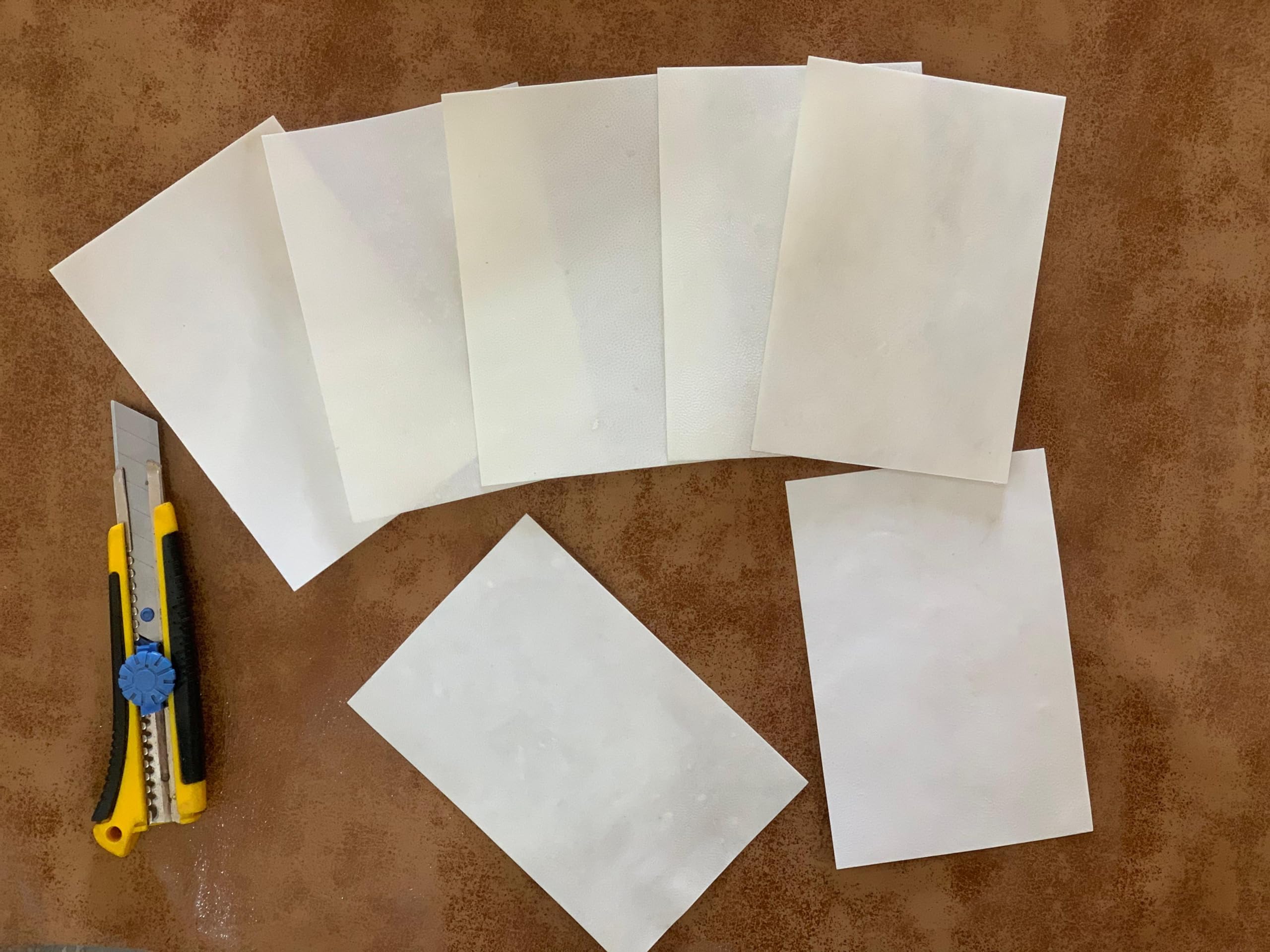 Goatskin Parchment Real Vellum Sheets Leather Premium Sheet Manuscripts Vellum Artists Parchment Leather Premium Sheet Goat Vellum Finish Vintage Calligraphy Painting (2× 2* Inch)