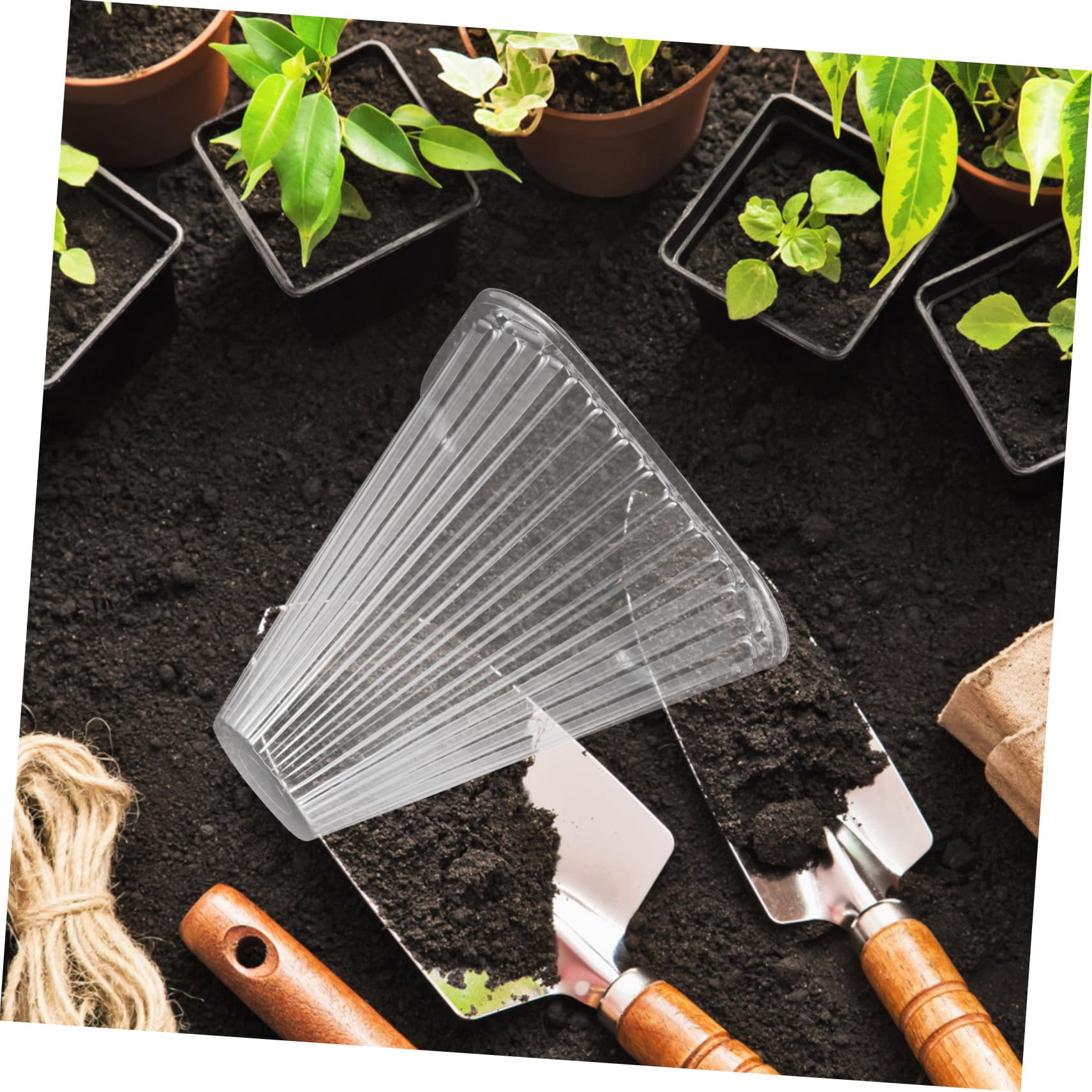 Happyyami Cloche Conique de Protection pour Plantes 10 Pièces en Pet