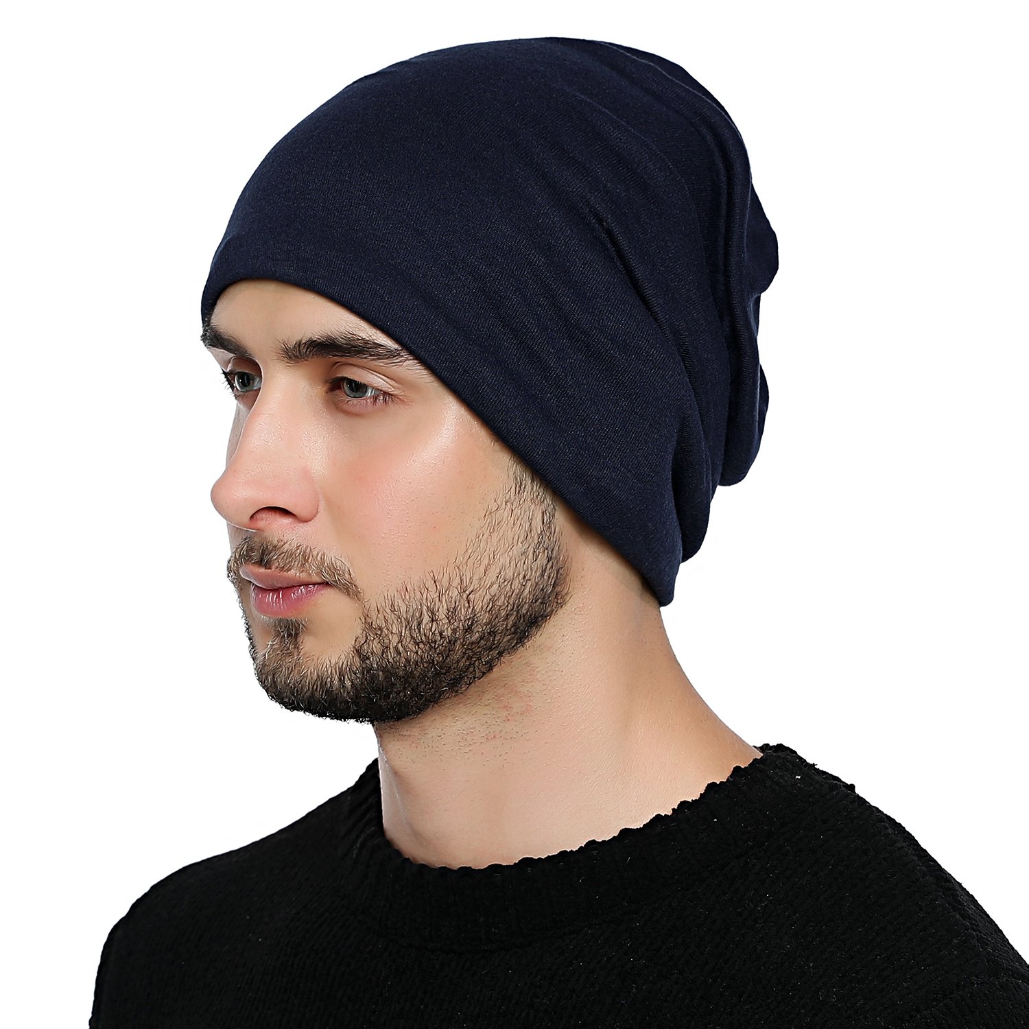 DonDon Atmungsaktive Mütze Beanie mit soften Innenfutter Feinstrick
