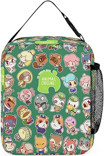 Miniatura 3 de Bolsas de almuerzo aisladas duraderas e impermeables con diseño de animales, bolsa de almuerzo cruzada para el almuerzo, bolsa de almacenamiento