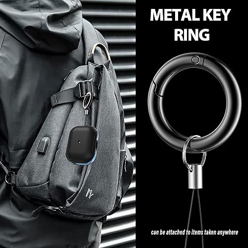 Miniatura 6 de Aleación de metal Funda para AirPods Pro de 2 generación 2022, funda protectora de metal ultra a prueba de golpes para Apple Airpods Pro 2 con