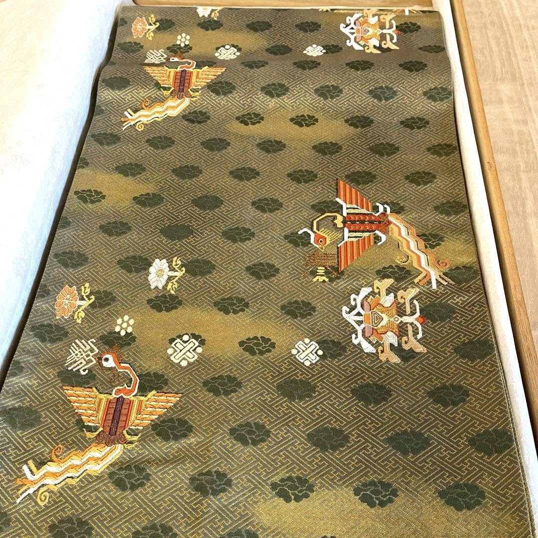 Amazon.co.jp: 西陣織 有栖川鳳凰文 引箔袋 : ホーム＆キッチン 