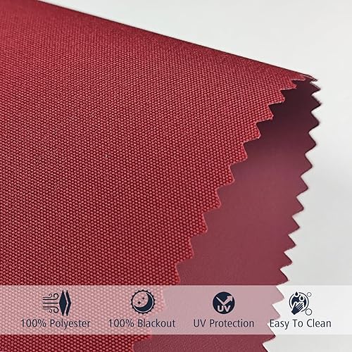 Miniatura 2 de SUAKY Persianas enrollables opacas, 100 % opacas, con aislamiento térmico, tela de protección UV, elegantes persianas enrollables para ventanas,