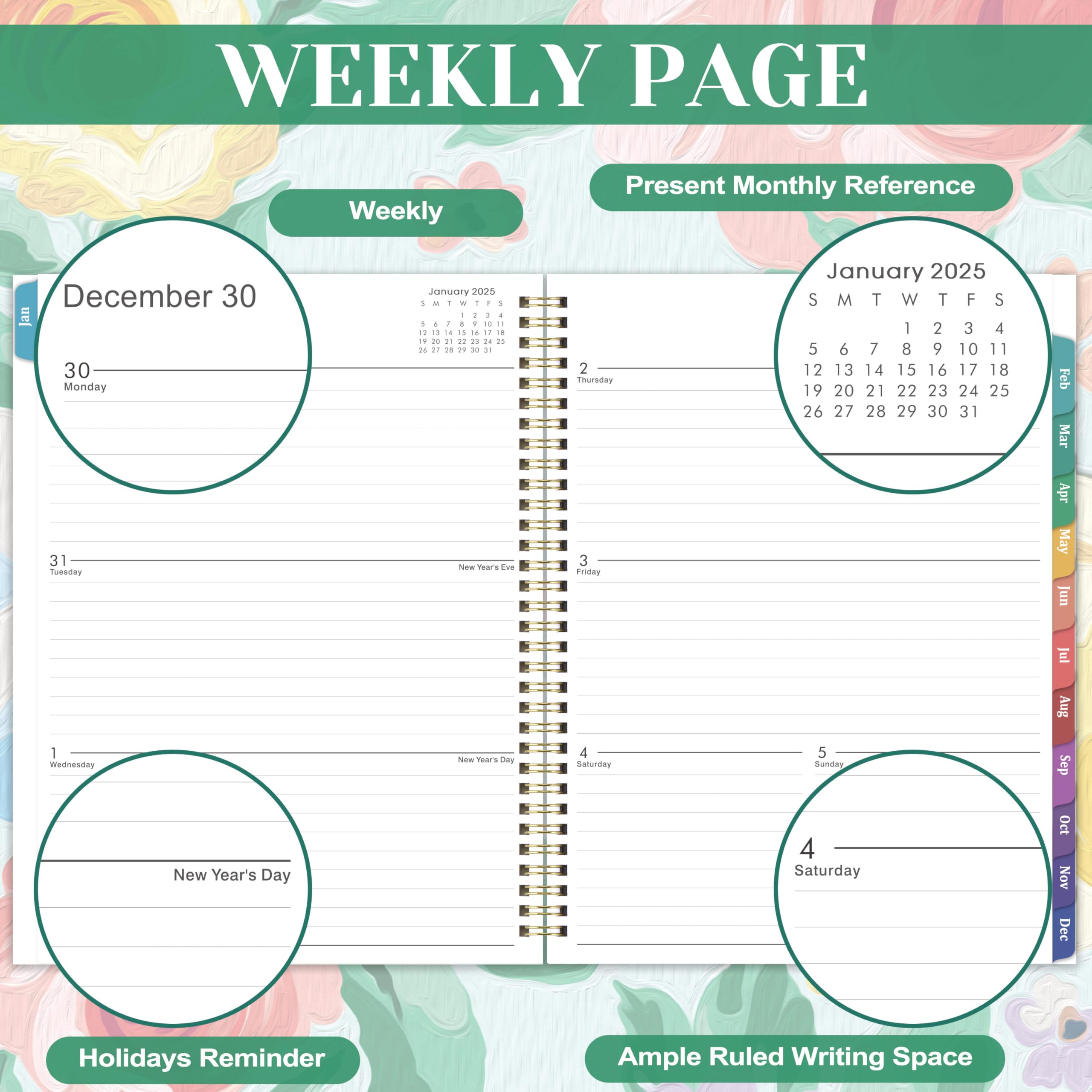 Monthly Organizer 9x11