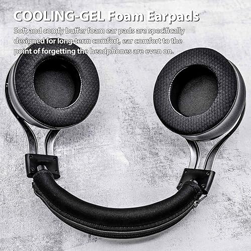 Miniatura 4 de Almohadillas de repuesto compatibles con auriculares LucidSound LS20 LS25 LS30 LS40, almohadillas con espuma viscoelástica de alta densidad (malla