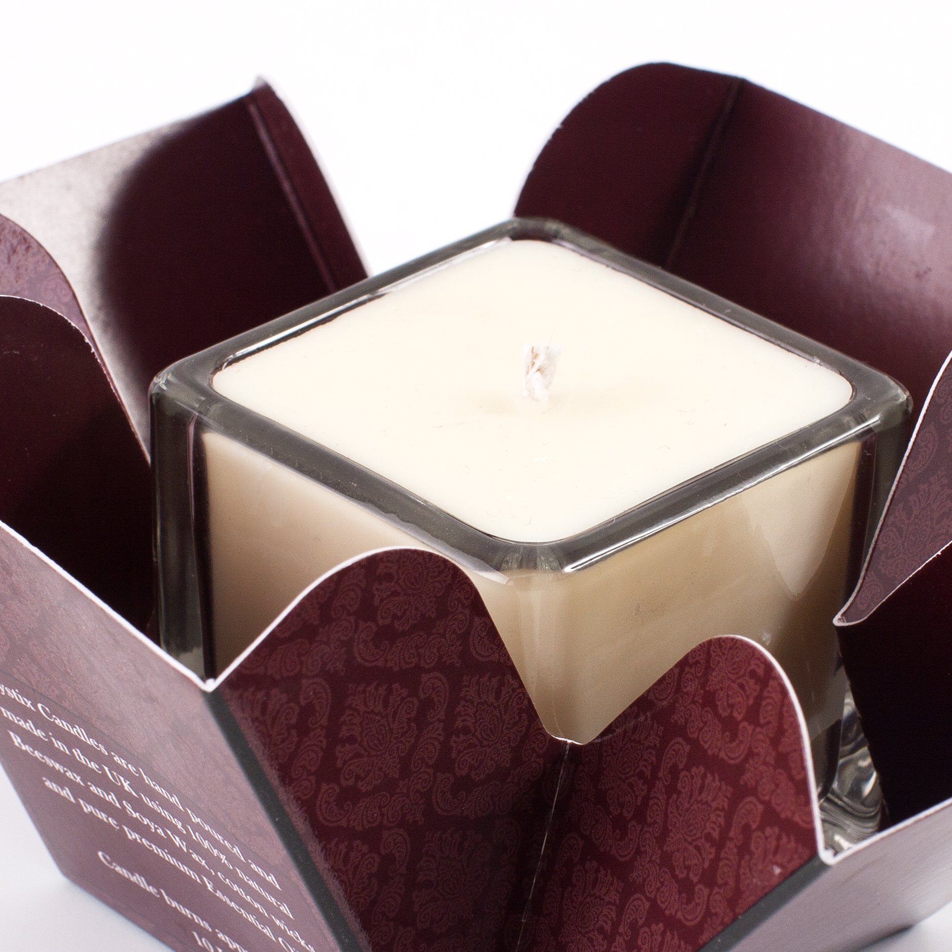 Mystix London | Patchouli & Bergamot - Scented Candle Small 8cl | Best Aroma for Home, Kitchen, Living Room and Bathroom | Perfect as a Gift | Reusable Glass Jar