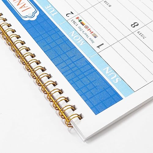 Miniatura 5 de iCsapr Calendario de escritorio 2024-2025 (enero de 2024 a junio de 2025) - 13 x 10 pulgadas, incluye planificación mensual, programación y