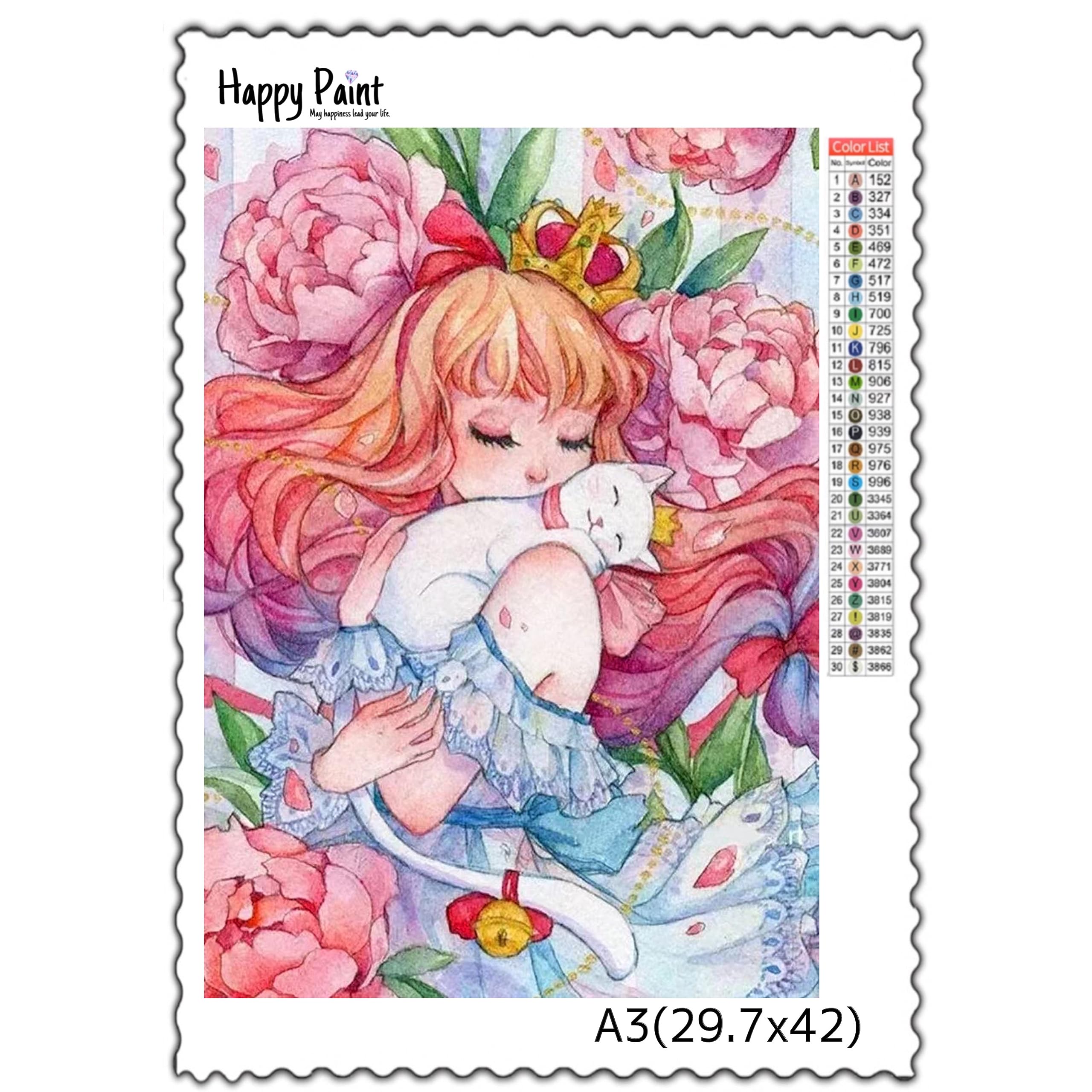 Amazon | 【AB＋FDビーズ入り】Happy Paint ダイヤモンドアート