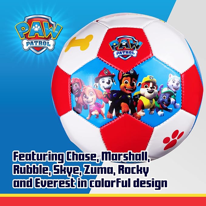 Balón de fútbol PAW Patrol tamaño 3 para niños miniatura 3