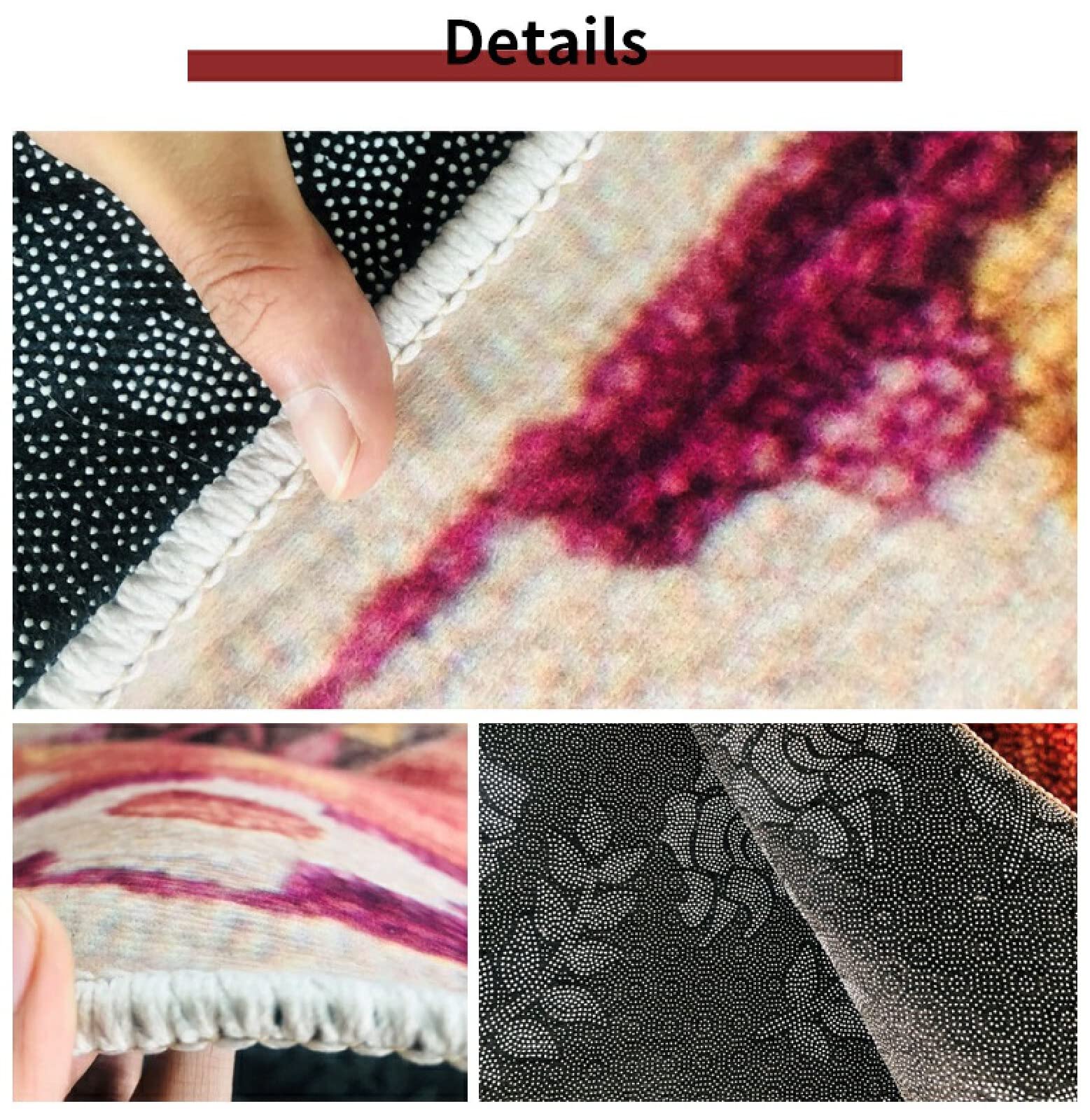 Weihnachtsteppich Rutschfest - Winter Bodenmatte Für Wohnzimmer & Eingang