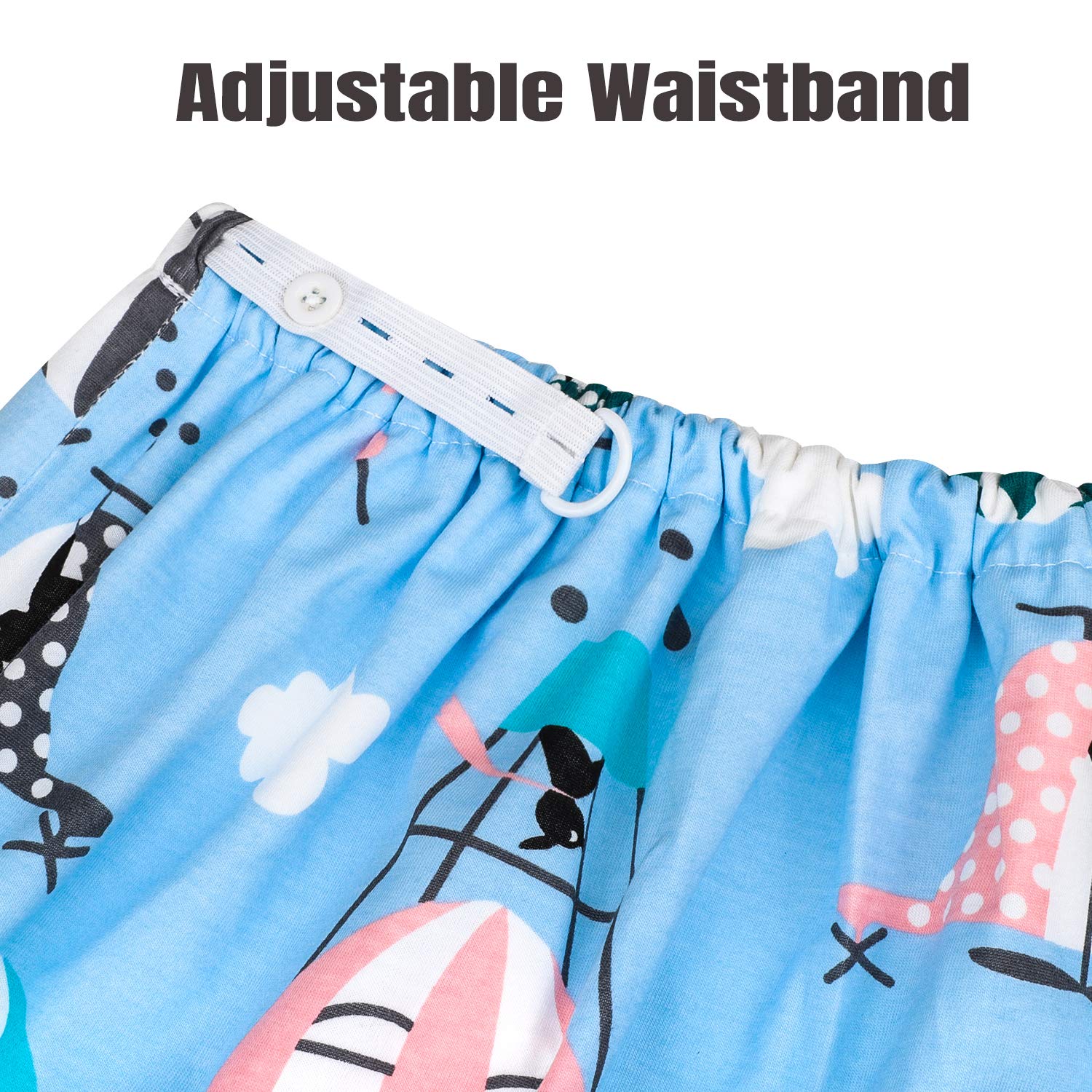 MooMoo Baby Diaper Pants for Potty Training Leakproof Toddler Training Underwear for Baby Boy 4-8T