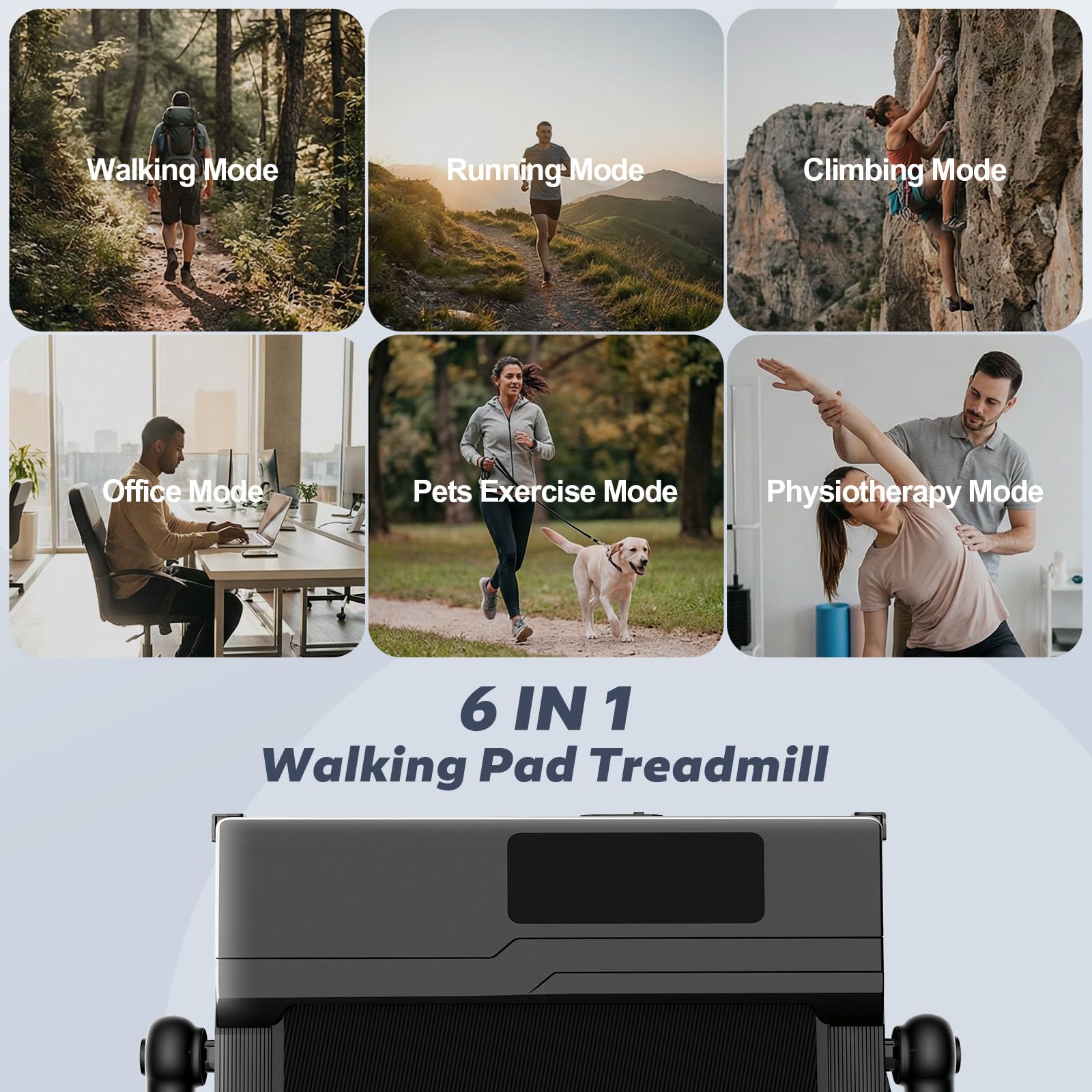 Drgymlee 3 w 1 Walking Pad z nachyleniem 7%, składana bieżnia pod biurko do domu i biura, bieżnia 1–12 km/h z regulowanym uchwytem i zdejmowanym stolikiem roboczym, cichy silnik 2.5HP