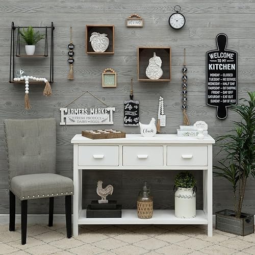 Miniatura 5 de Hobby Lobby Decoración de madera de pollo y huevo Tic Tac Toe