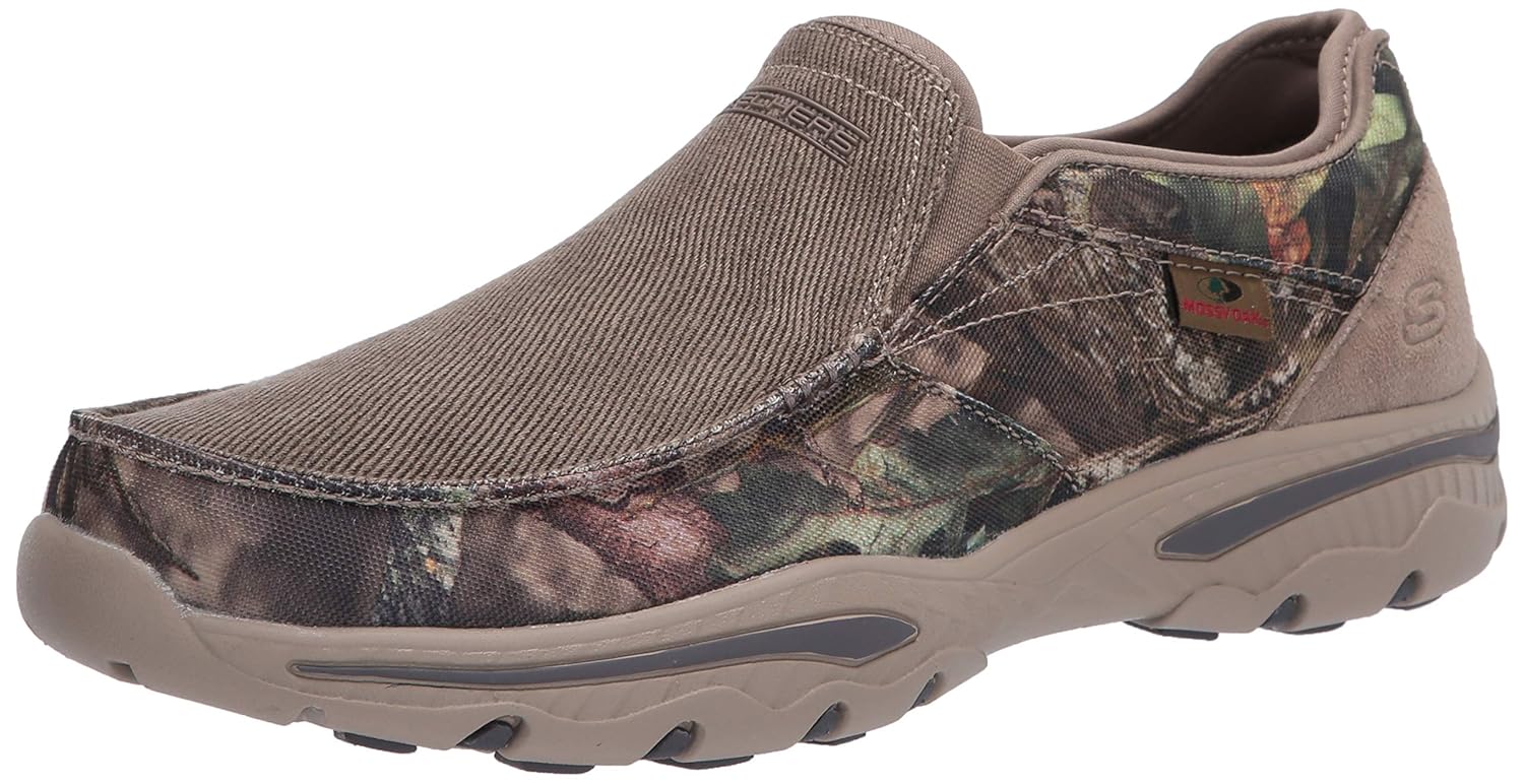 Buy Skechers Men's CrestonMoseco Slip On Canvas Loafer, Camouflage, 16