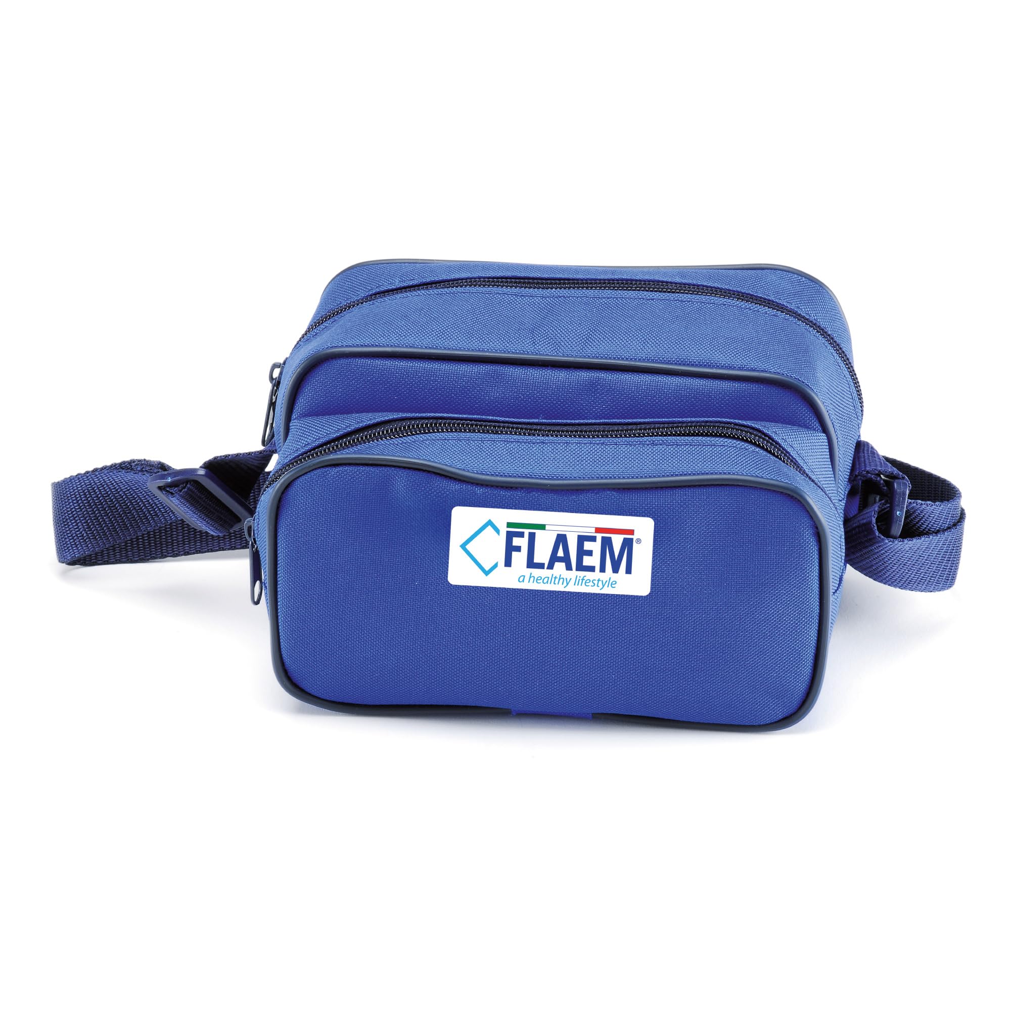 FLAEM WALKIENEB BASIC Inhalator Przenośny z Nebulizatorem RF7 Speed Plus, Zestaw z Torbą, Zasilanie Sieciowe i 12V