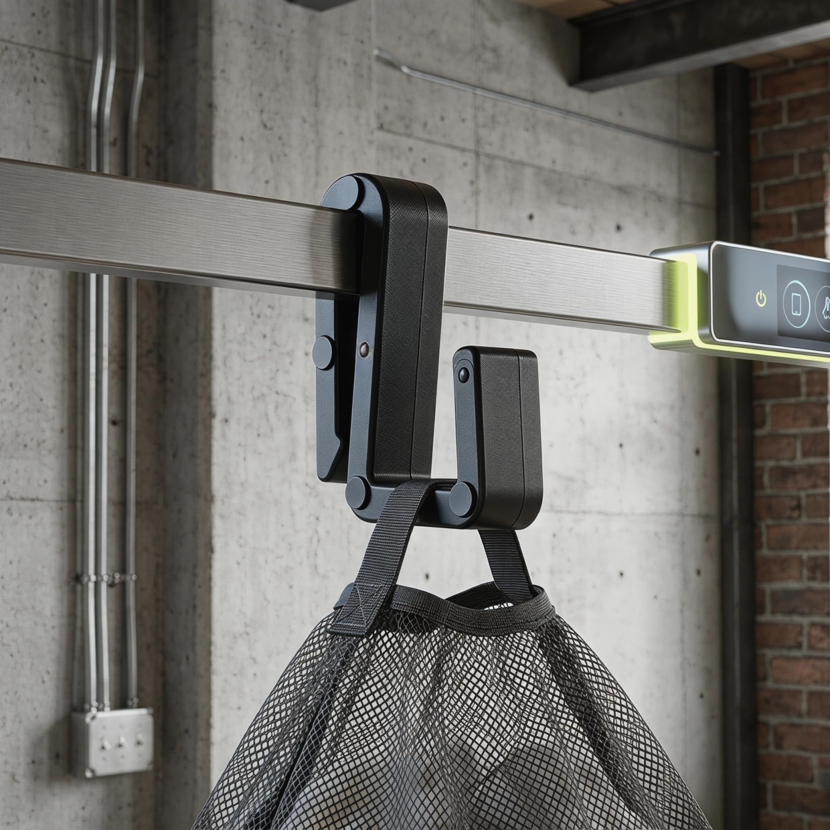 PRETYZOOM 20 Pezzi Ganci a S in Plastica Nera Ad Alta Resistenza - Design Senza Chiodi Ideale Per Cucina Bagno E Guardaroba