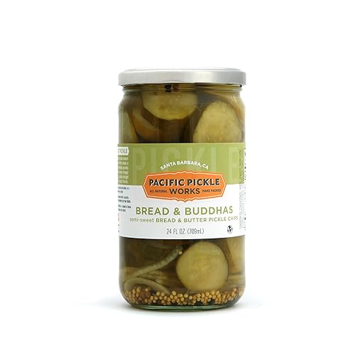PACIFIC PICKLE WORKS Pan & Buddhas Sweet Pickle Chips, 24 FZ