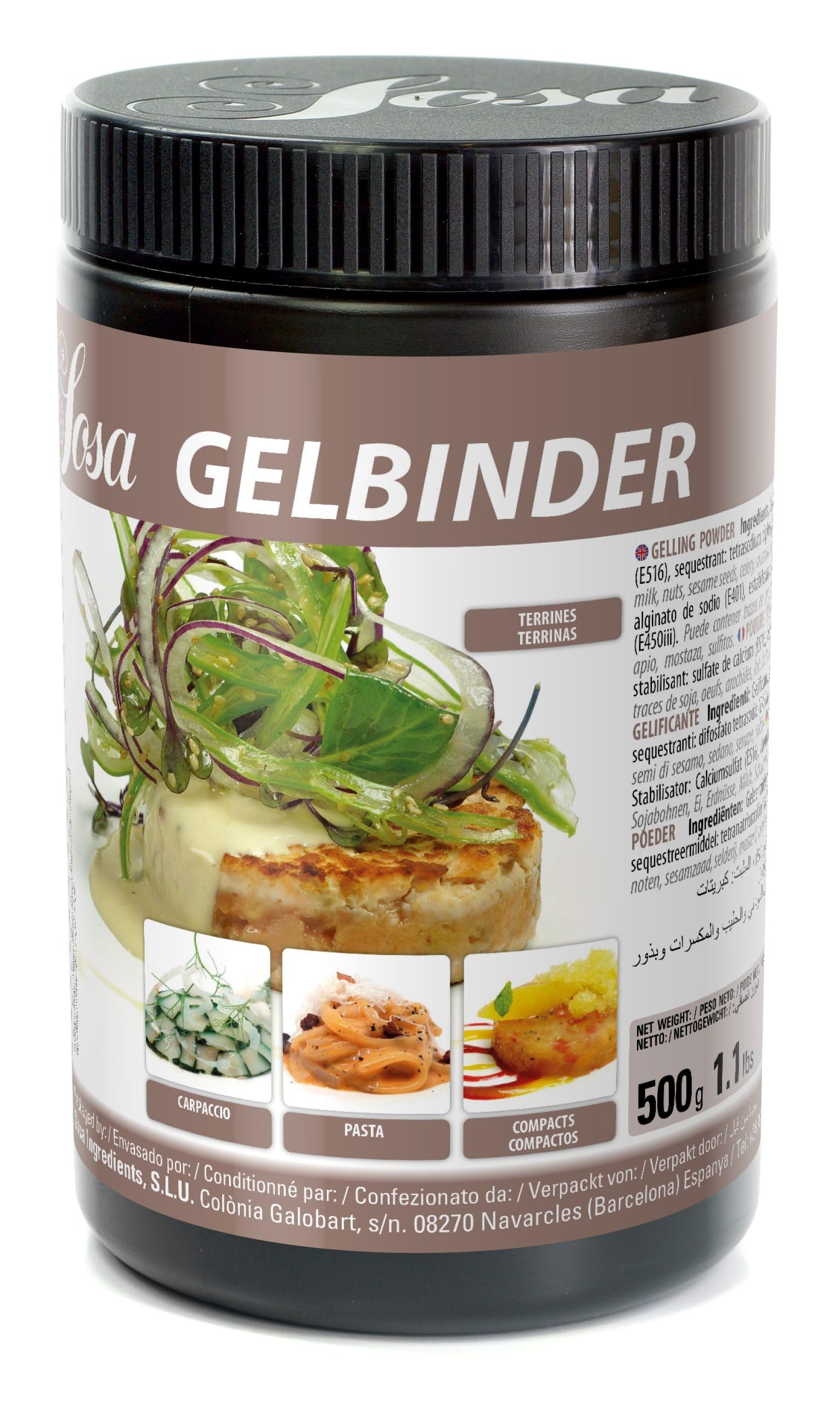 SOSA Gelbinder - Aglutinante gelificante- Bote 500grs