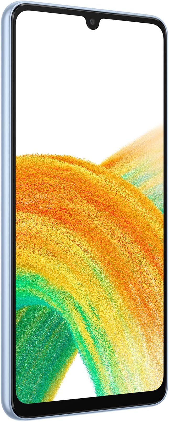 Galaxy A33 5G Android Smartphone, Infinity-U FHD+ Super AMOLED 6.4 Inch¹, 6GB RAM and 128GB Internal Memory, Expandable², 5000mAh Battery, Awesome Blue [Italian Version]