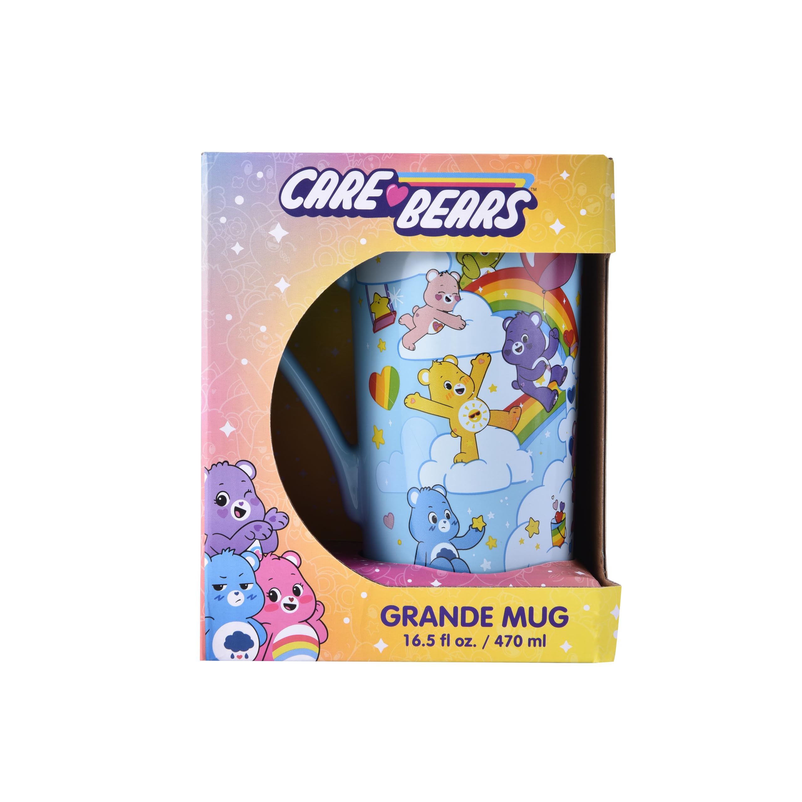 Pyramid International Care Bears Rainbow Friends Classic 80er Jahre Keramik Grande Cappuccino Tasse – 470 ml, Einheitsgröße