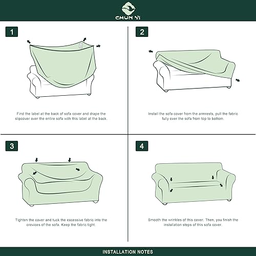 Vista 54 de CHUN YI - Funda elástica para sofá (1 unidad)