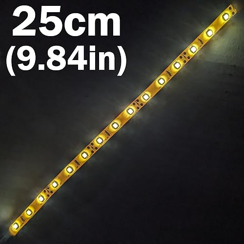 Miniatura 2 de Tira de iluminación LED para coche/hogar/efectos especiales - blanco frío - 15 luces - 9.8 in por Science Purchase