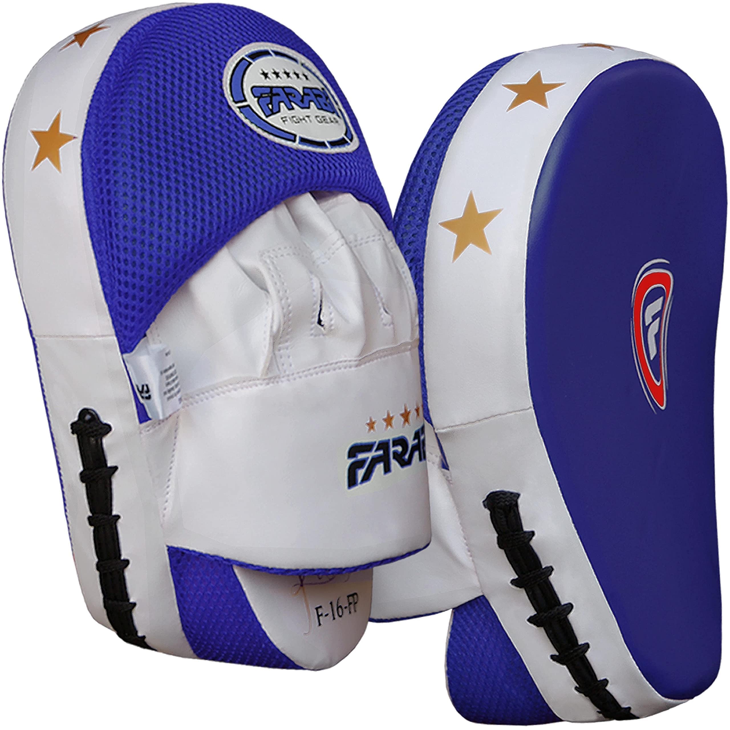 Farabi Sports Box pratzen Curved Punching Mitts Pads - Boxing Pads zum Boxen Muay Thai Training