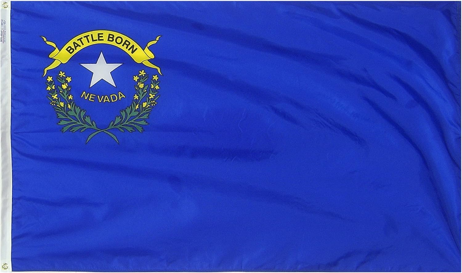 Annin Flagmakers Nevada State Flag USA-Made to Official State Design Specifications, 3 x 5 Feet (Model 143360)