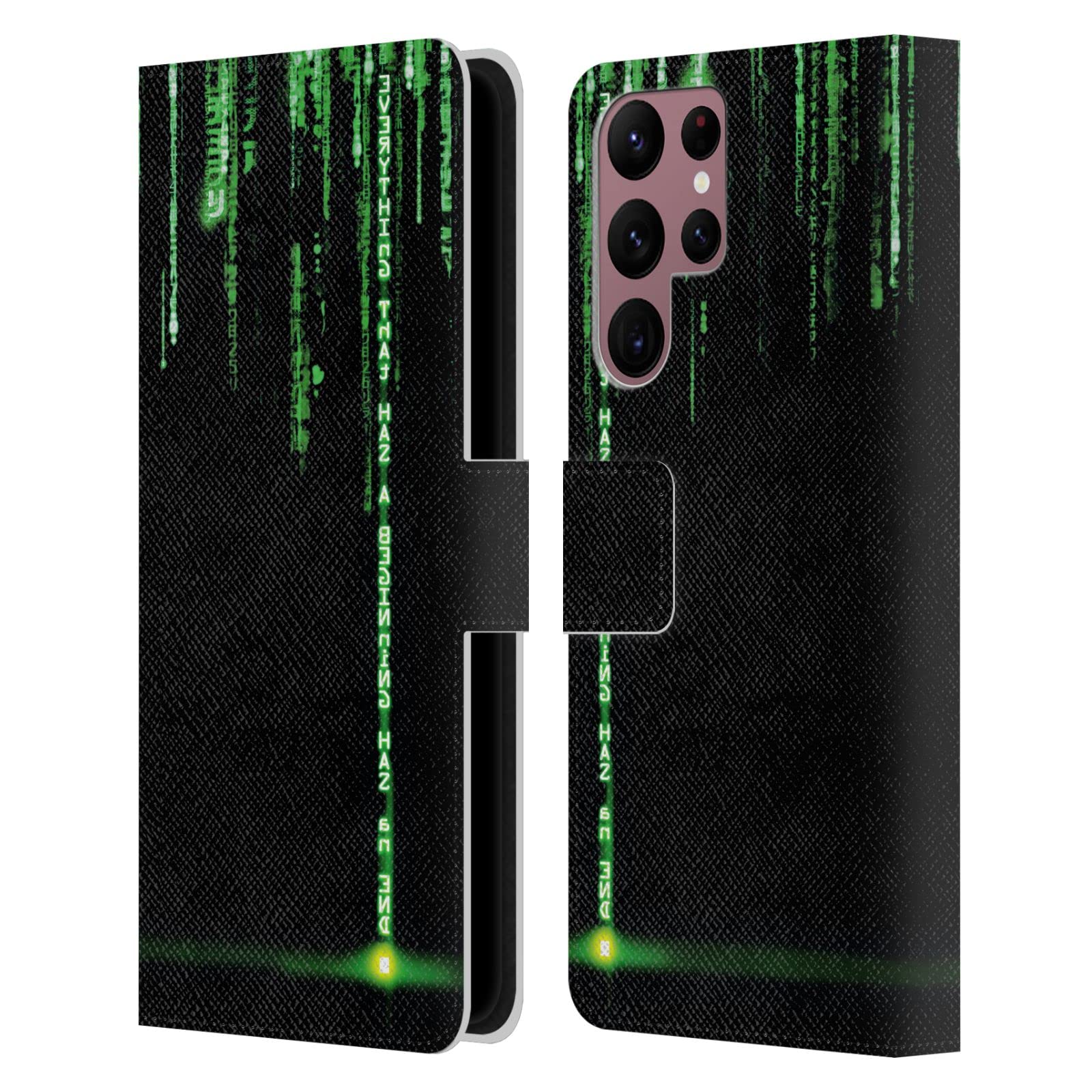 Housse portefeuille Matrix Galaxy S22 Ultra protection intégrale anti choc