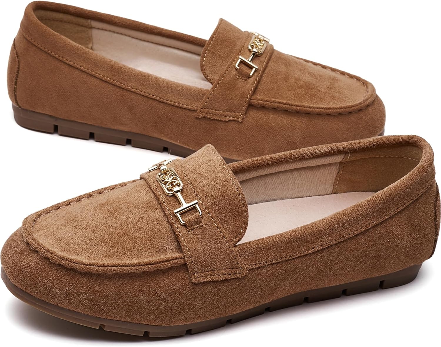 DeYashopin Women's Loafer Shoes Leisure Slip On Work Shoes Comfort Walking Flats - Image 5