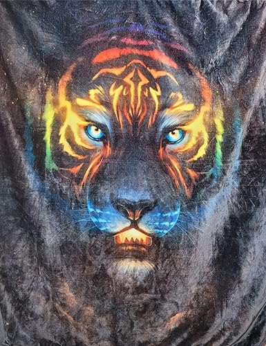 Miniatura 2 de Regal Comfort Manta gruesa de piel sintética, cálida y suave, 1 capa, peso medio, decoración de sala de estar y dormitorio, ideal para una cama,