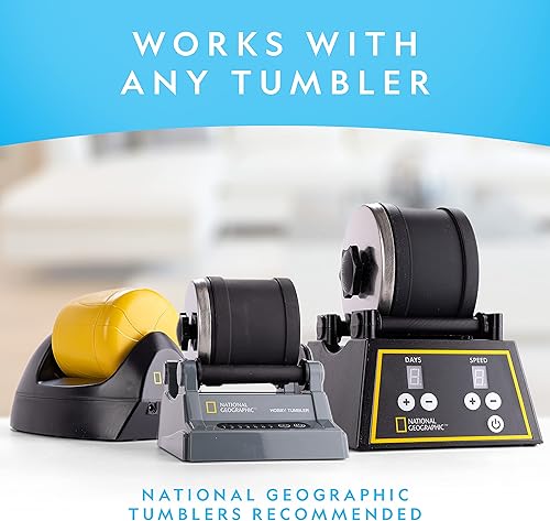 Vista 12 de Kit de rocas de repuesto para Rock Tumbler de National Geographic , Mix de piedras preciosas