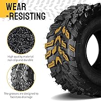 Vista 7 de Juego de 2 neumáticos de barro ATV 22x10-9 22X10X9 6PR 0.787 in Deep Tread para Honda Recon 250 Suzuki Ozark 250 (1 par)
