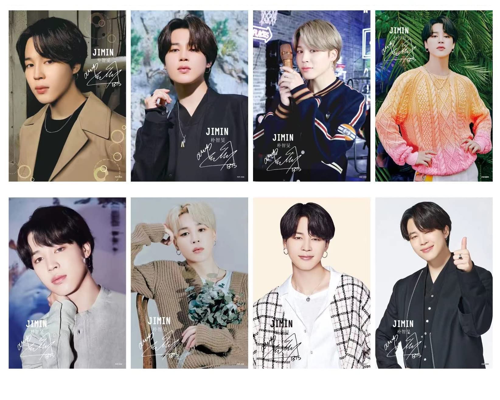 8Sheets Bangtan Boys Posters Wall Paintings Decoration,Jungkook/Jimin/V/Suga/Jin/J-Hope/Rap Monster Personal Posters Wall ...