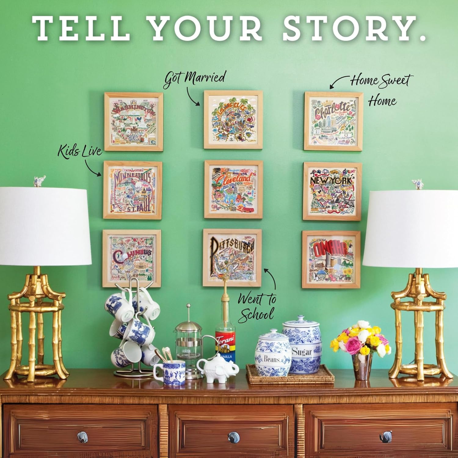 Catstudio Chicago Fine Art Print - 8x8 | Geography Inspired Gallery Wall Art