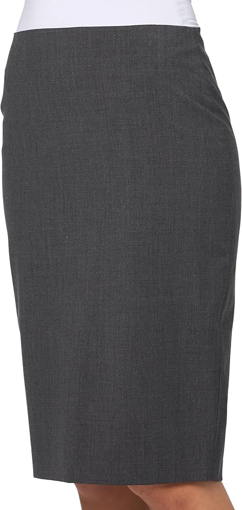 Theory Women's Skinny Pencil Skirt, Charcoal Melange, 8 at