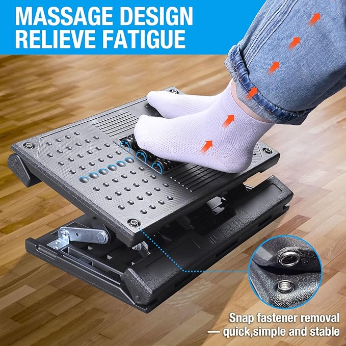 Scalebeard Reposapiés Ajustable Ergonómico para Oficina y Gaming miniatura 8