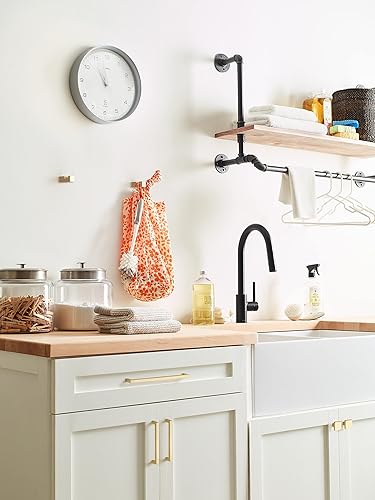 Vista 121 de Amerock BH3608226 Toallero cromado Toallero de 6-1/2 pulgadas (6.496 in) de longitud Monumento Toallero de mano para pared de baño Soporte