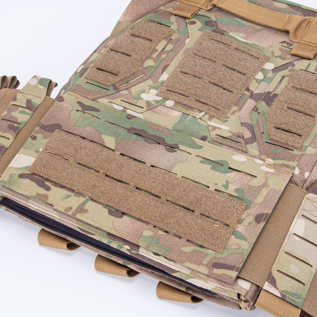 GOUX Gilet Tactique Militaire Molle Airsoft Modulaire, Veste pour Les Fans de Paintball et Armée